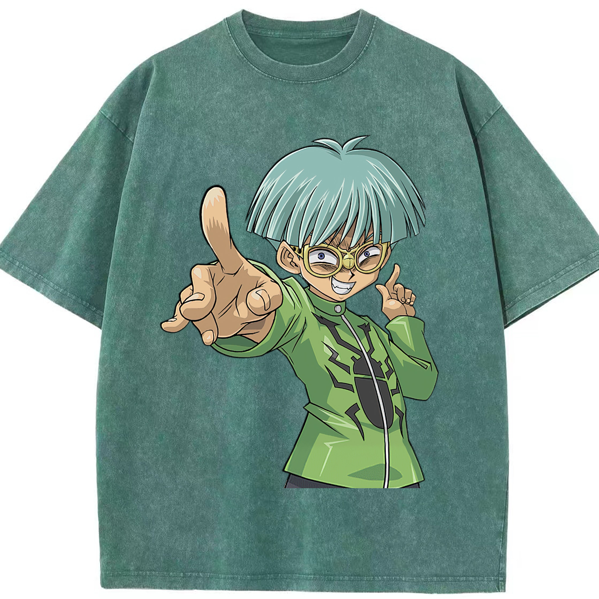 （画像用） 遊☆戯☆王 Yu-Gi-Oh! 綿100% ヴィンテージ風 半袖Tシャツ（フロントプリント）